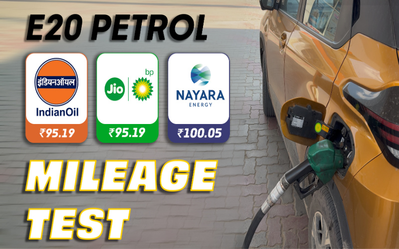 Indian Oil vs JioBP vs Nayara — E20 Petrol Mileage Test — Which One Is The Best? #TATAPUNCH
